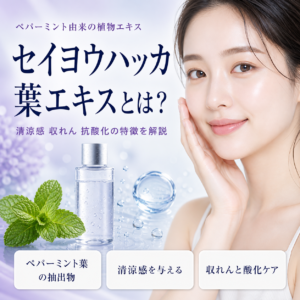 【成分解析】セイヨウハッカ葉エキスとは？清涼感と収れん作用を安全性データで正直に解説