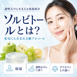 【成分解析】ソルビトールとは？保湿と透明石鹸への働きを安全性データで正直に解説